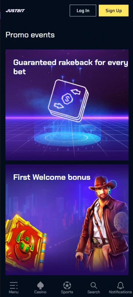 Justbit Casino No Deposit Bonus Code
